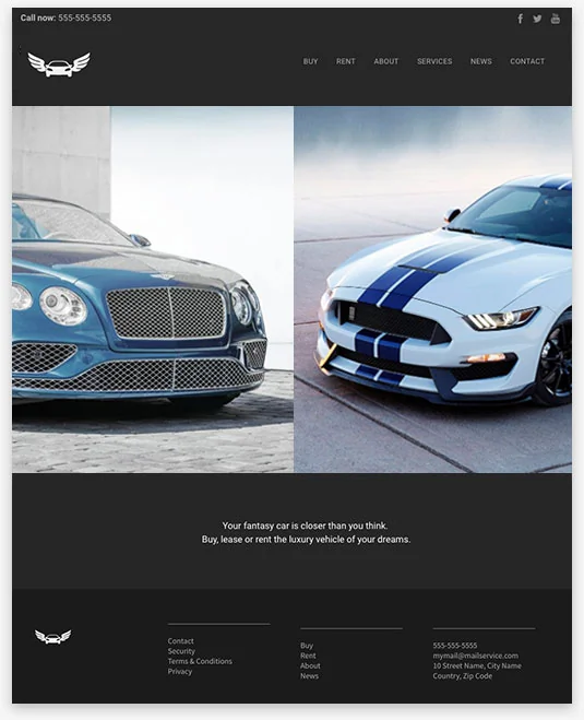 Car Dealer Instantsite Theme