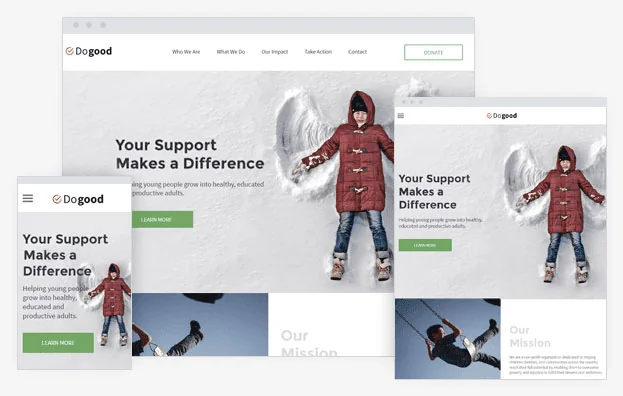 Charity Instantsite Theme