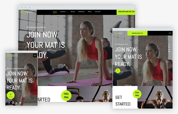 Gym Instantsite Theme