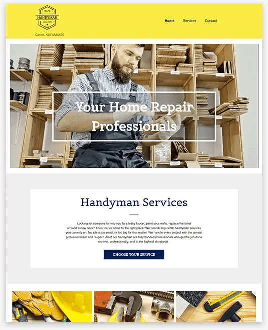 Handyman Instantsite Theme