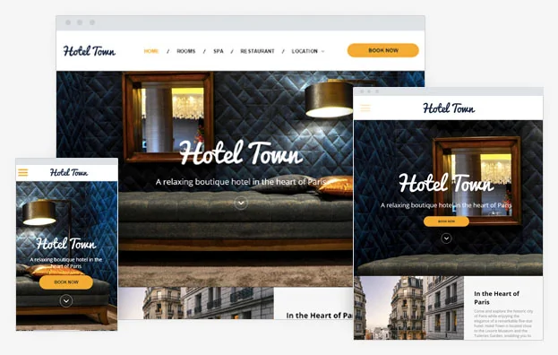 Hotel Instantsite Theme