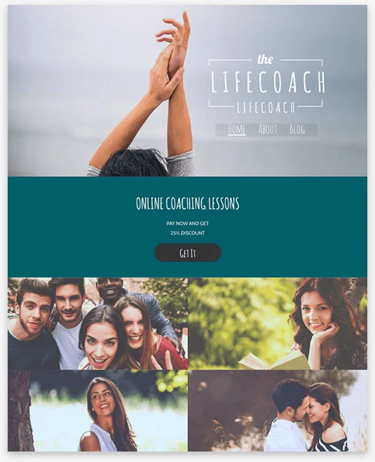 Life Coach Instantsite Theme