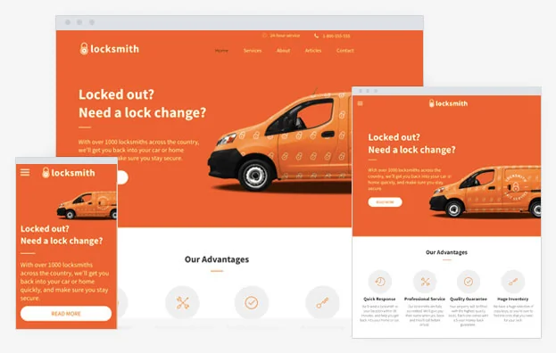 Locksmith Instantsite Theme