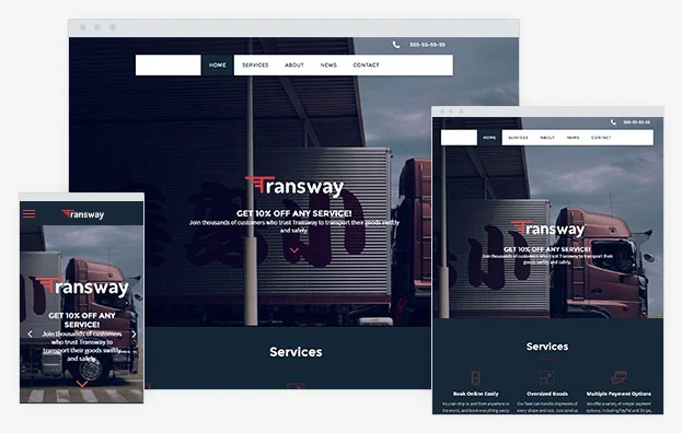 Logistics Instantsite Theme