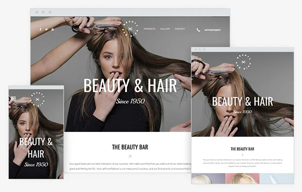 Salon Instantsite Theme