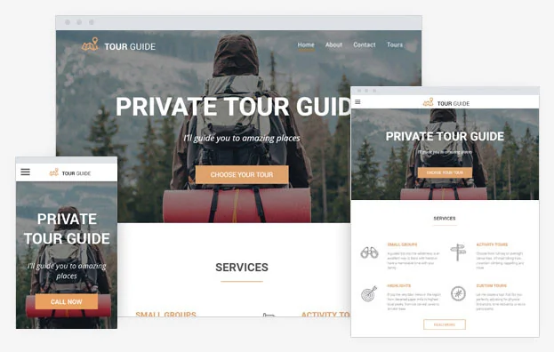 Tour Guide Instantsite Theme