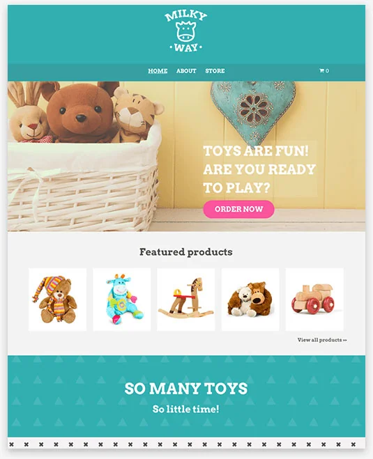 Toy Store Instantsite Theme