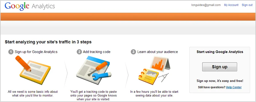 Google Analytics set up